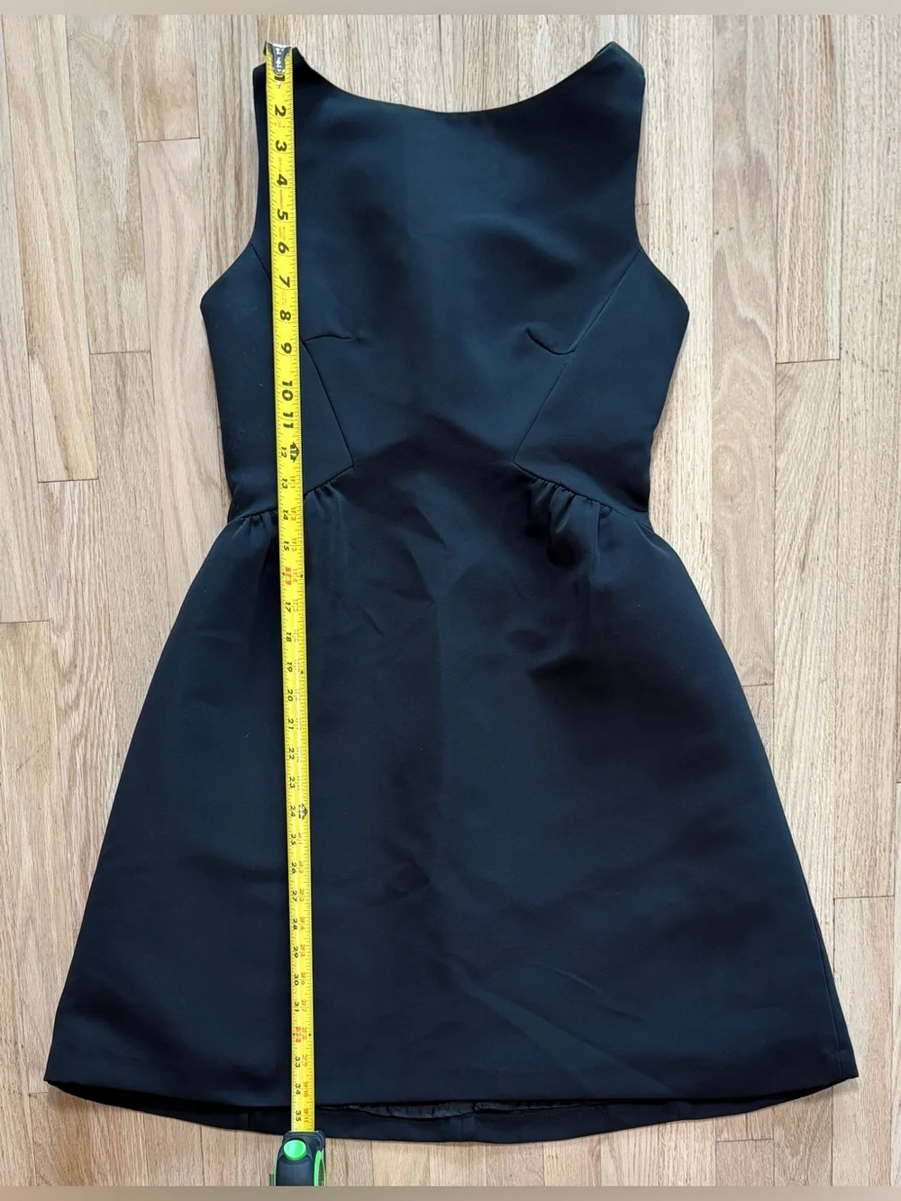 Kate Spade New York V-Back Structured Sleeveless Black Cocktail Dress Size 10